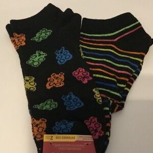 Gummy bears and Strips Socks Woman's Size 10 - 13